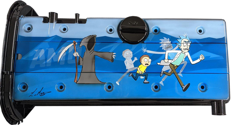 Rick and Morty Grim Reaper Ghost Cover